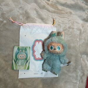 Fluffy Blue Monster Toy